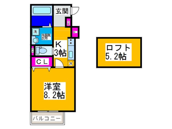 デル・メゾン堺市駅の物件間取画像